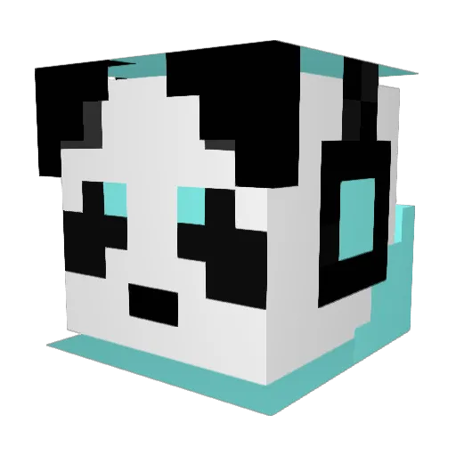 H4ik0 Minecraft avatar head, 3D render