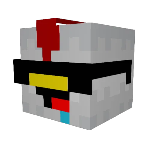 H4ileyXD Minecraft avatar head, 3D render