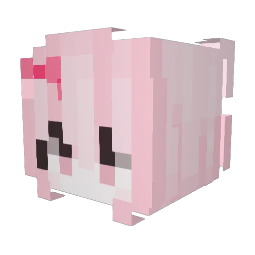 H4lps Minecraft avatar head, 3D render