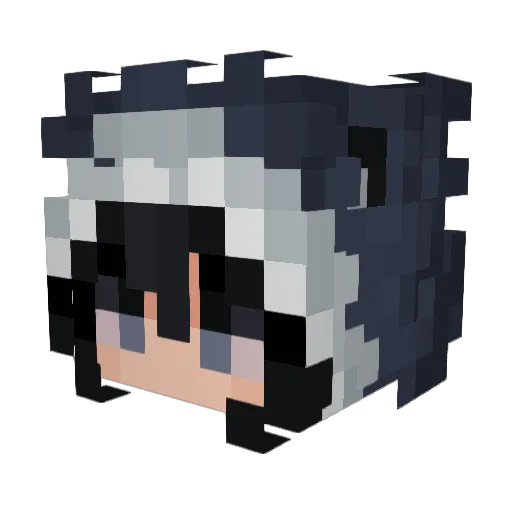 H4mHus Minecraft avatar head, 3D render