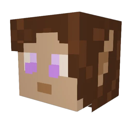 H4ppyLl4m4 Minecraft avatar head, 3D render