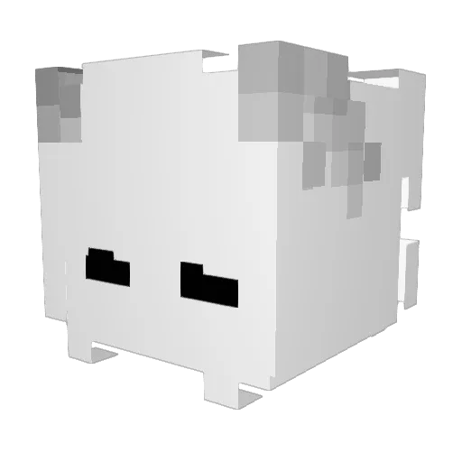 H4raK1rY Minecraft avatar head, 3D render
