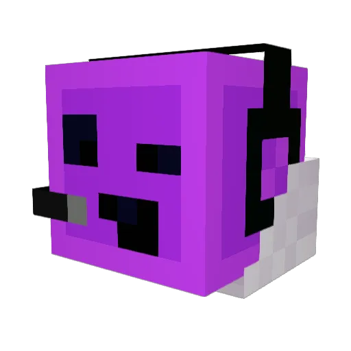 H4shtag Minecraft avatar head, 3D render