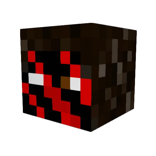 H4wk1n5 Minecraft avatar head, 3D render