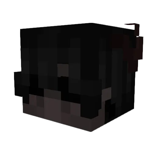 H611 Minecraft avatar head, 3D render