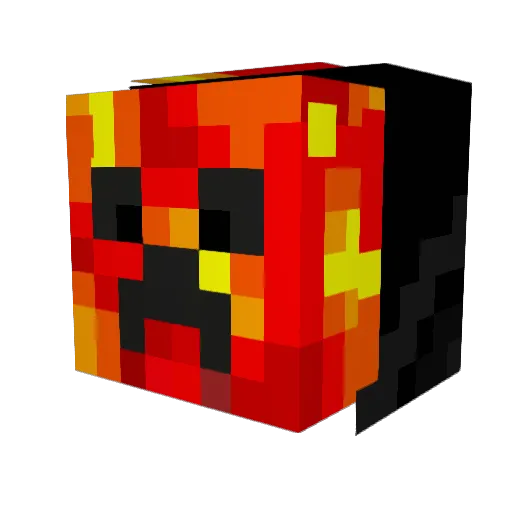 H7SSAN13 Minecraft avatar head, 3D render
