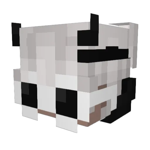 H82BU Minecraft avatar head, 3D render