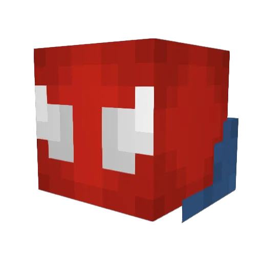 H8CH2 Minecraft avatar head, 3D render