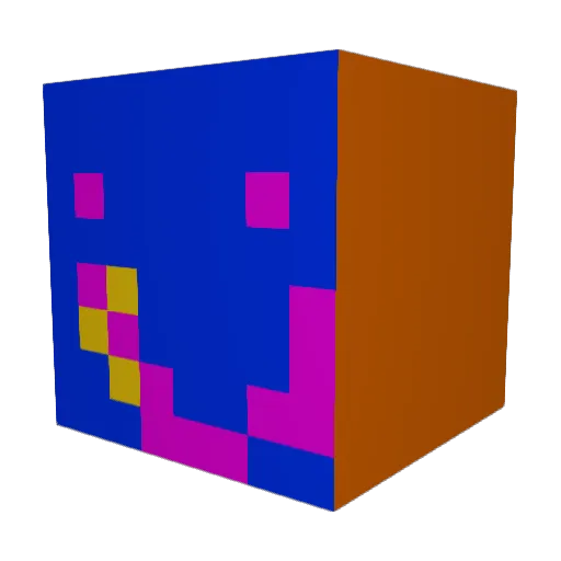 H9id Minecraft avatar head, 3D render