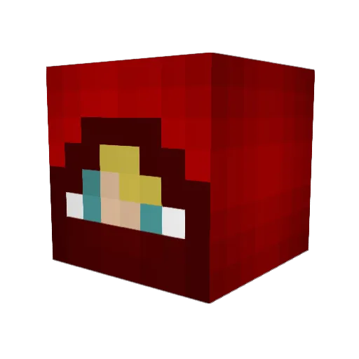 H9niki9 Minecraft avatar head, 3D render