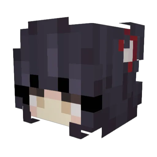 HAEHAEHAE Minecraft avatar head, 3D render