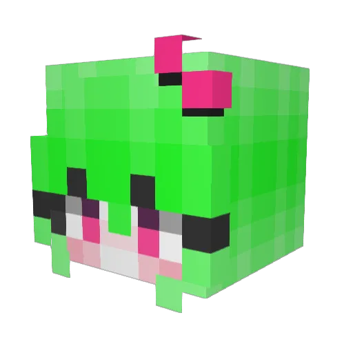 HAEM00N Minecraft avatar head, 3D render