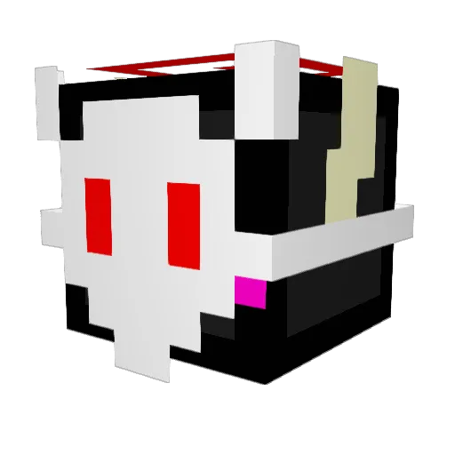 HAESS Minecraft avatar head, 3D render