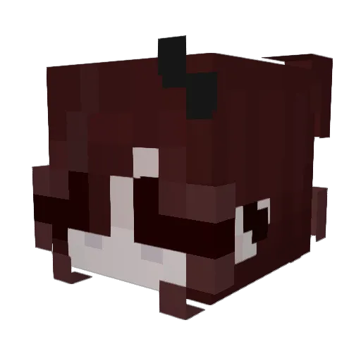 HAEWONHAE Minecraft avatar head, 3D render