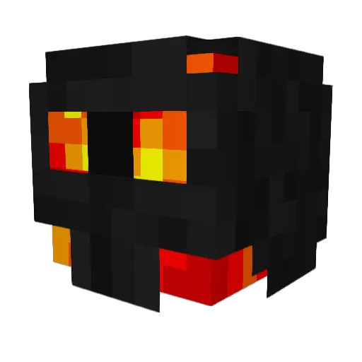 HAGR1D Minecraft avatar head, 3D render