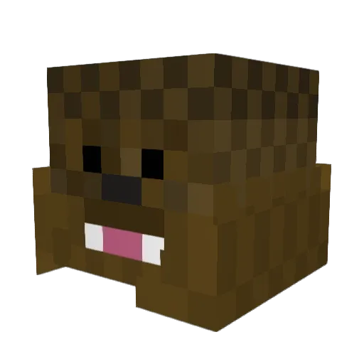 HAGR26 Minecraft avatar head, 3D render