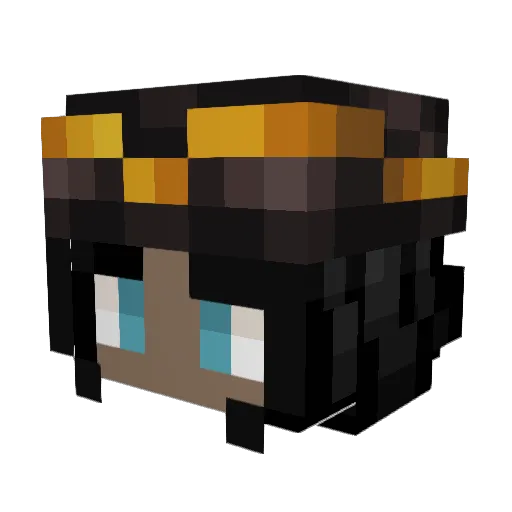 HAGSPROduct Minecraft avatar head, 3D render