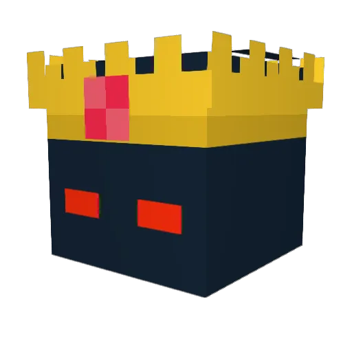 HAHasan Minecraft avatar head, 3D render