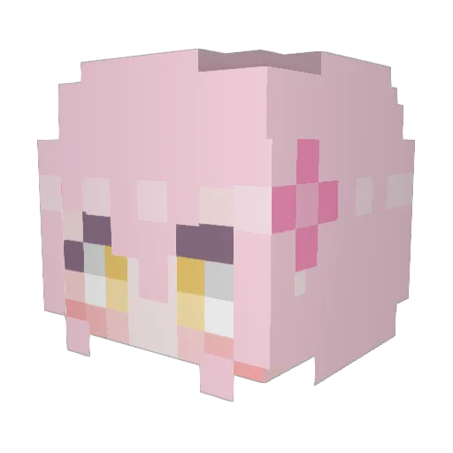 HAKO5961 Minecraft avatar head, 3D render