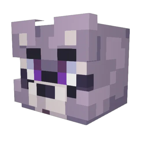 HALO54321 Minecraft avatar head, 3D render