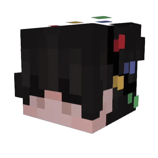 HALOCHAMPDUDE Minecraft avatar head, 3D render