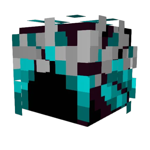 HALOM1RE Minecraft avatar head, 3D render