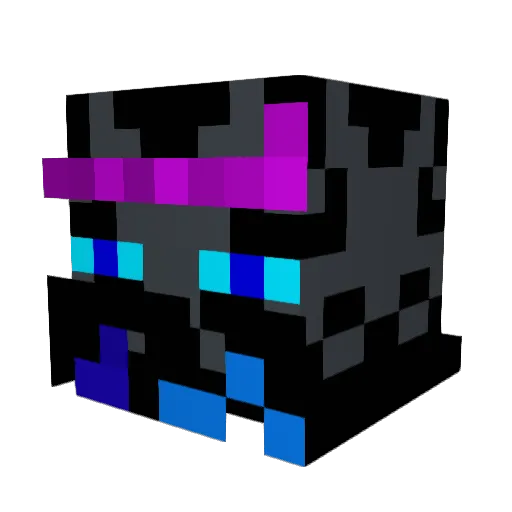 HAMBUU Minecraft avatar head, 3D render