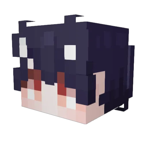 HAMJooN Minecraft avatar head, 3D render