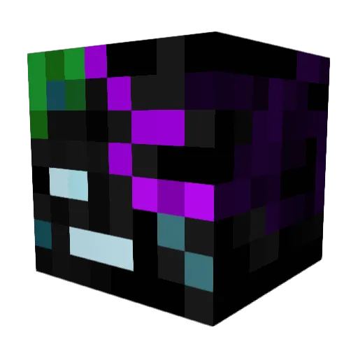 HAMLAH Minecraft avatar head, 3D render