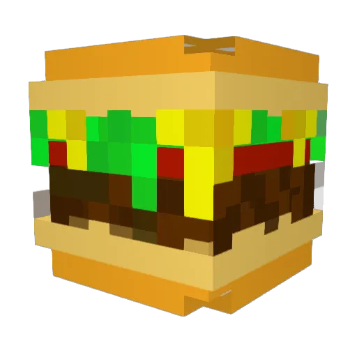HANKLIN_09 Minecraft avatar head, 3D render