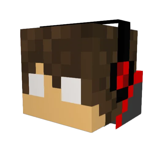 HANKMARVIN6 Minecraft avatar head, 3D render