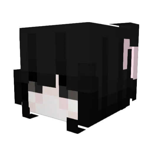 HANMM7758 Minecraft avatar head, 3D render