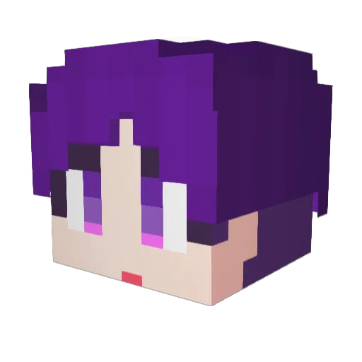 HANSANGGI Minecraft avatar head, 3D render