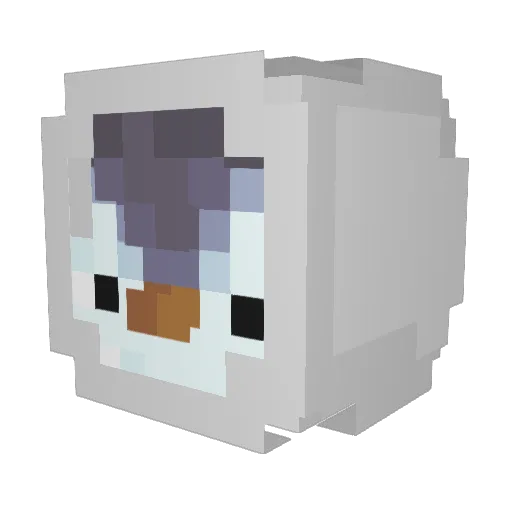HAPPI_BOI_ Minecraft avatar head, 3D render