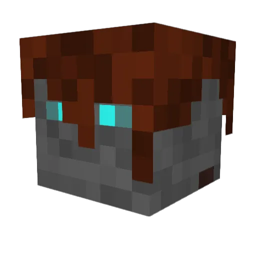 HAPPYDYLAN3 Minecraft avatar head, 3D render