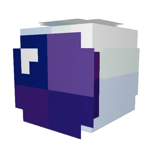 HAPPY__MAN Minecraft avatar head, 3D render