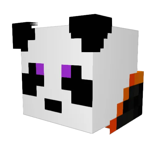 HARITZ2002 Minecraft avatar head, 3D render