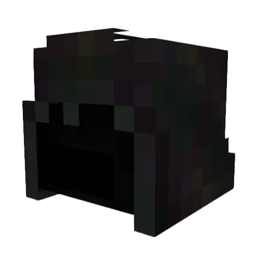 HARLOCK_1 Minecraft avatar head, 3D render