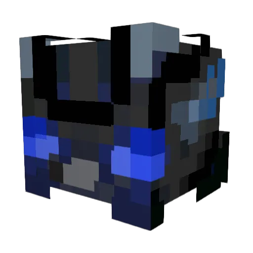 HARMS387 Minecraft avatar head, 3D render