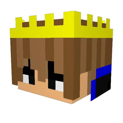 HARRISIO9 Minecraft avatar head, 3D render