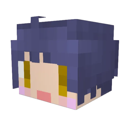 HARUTO226 Minecraft avatar head, 3D render