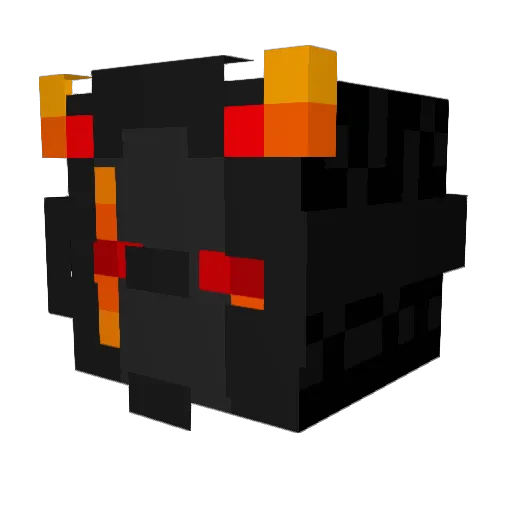 HASHIB0 Minecraft avatar head, 3D render