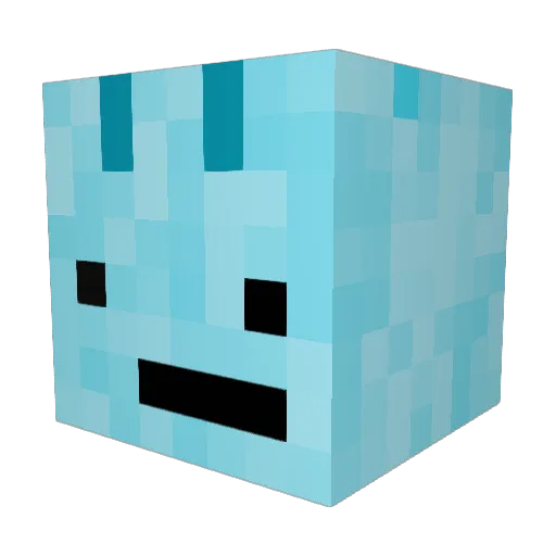 HASONGGI Minecraft avatar head, 3D render