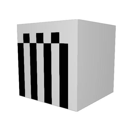 HASUTOMO Minecraft avatar head, 3D render