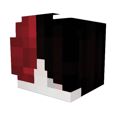 HATARR1S Minecraft avatar head, 3D render