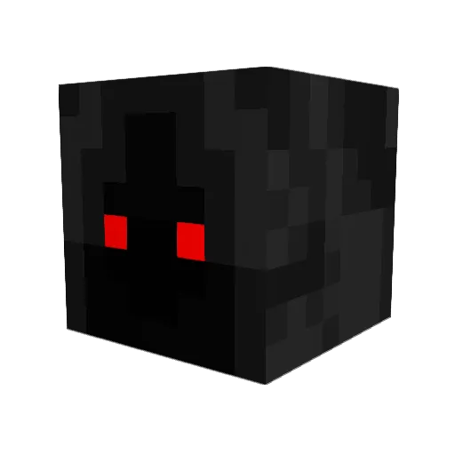 HAUNTLINGS Minecraft avatar head, 3D render
