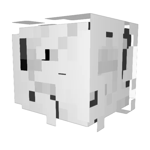 HAV1C_ Minecraft avatar head, 3D render