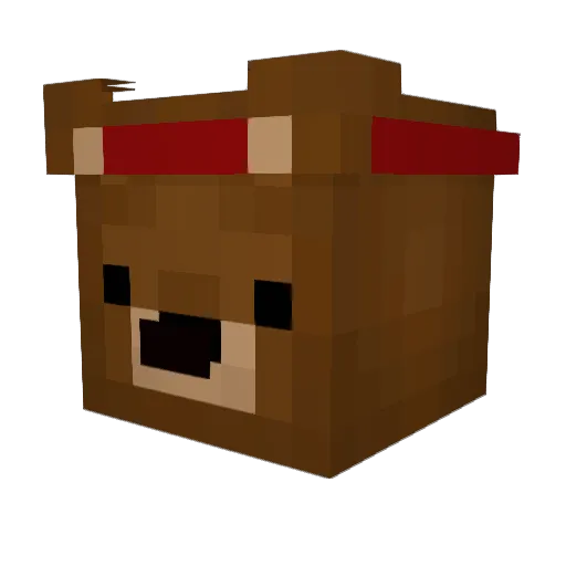 HAVELL9090 Minecraft avatar head, 3D render