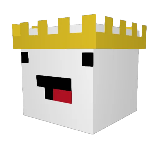 HAVOKTION Minecraft avatar head, 3D render