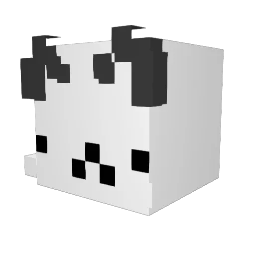 HAYA2204 Minecraft avatar head, 3D render